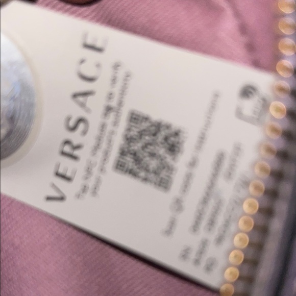 Versace Light Lavender Round Crossbody Bag - Picture 7 of 7
